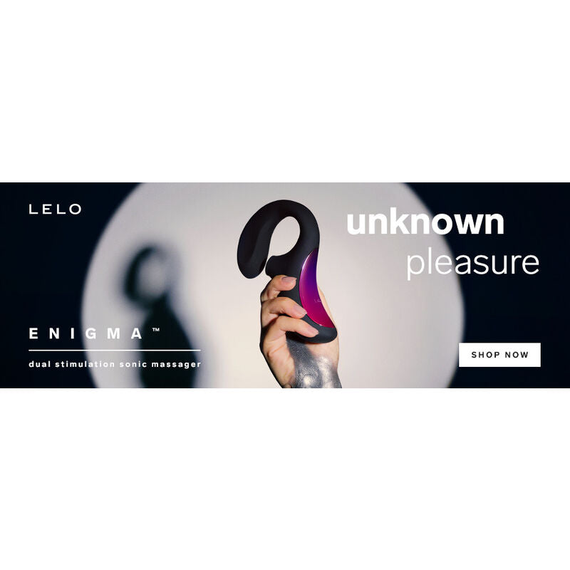 LELO - ENIGMA DOUBLE ASPIRATION STIMULATION MASSEUR  ROSE PROFONDE