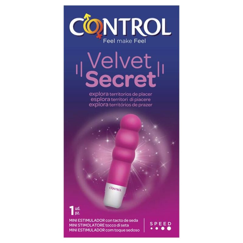 CONTROL - MINI STIMULATEUR SECRET VELOURS - Sensualia