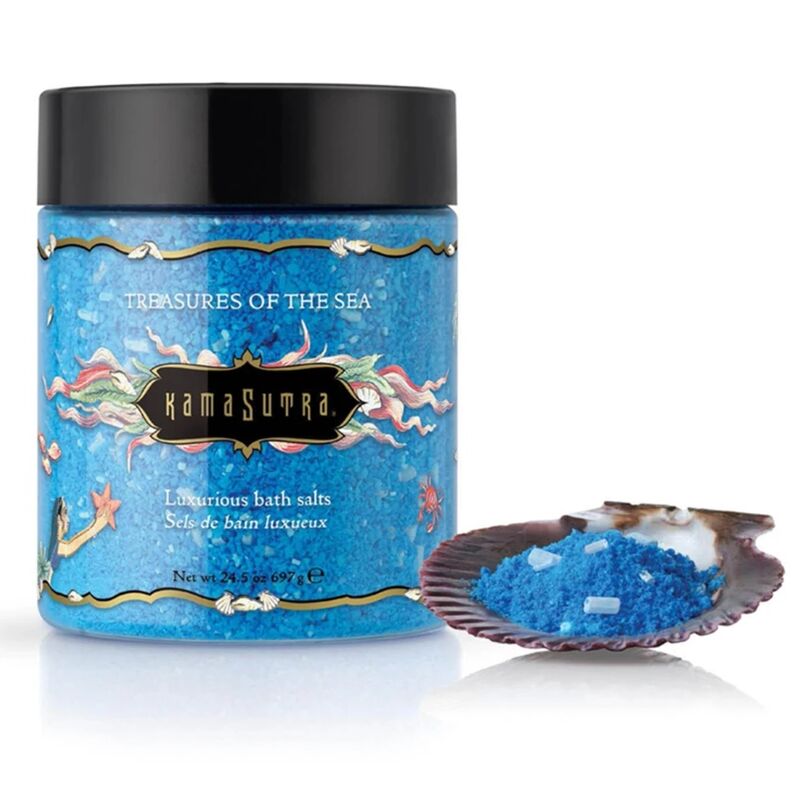 KAMASUTRA - SELS DE BAIN TRÉSORS DE LA MER 697 GR - Sensualia