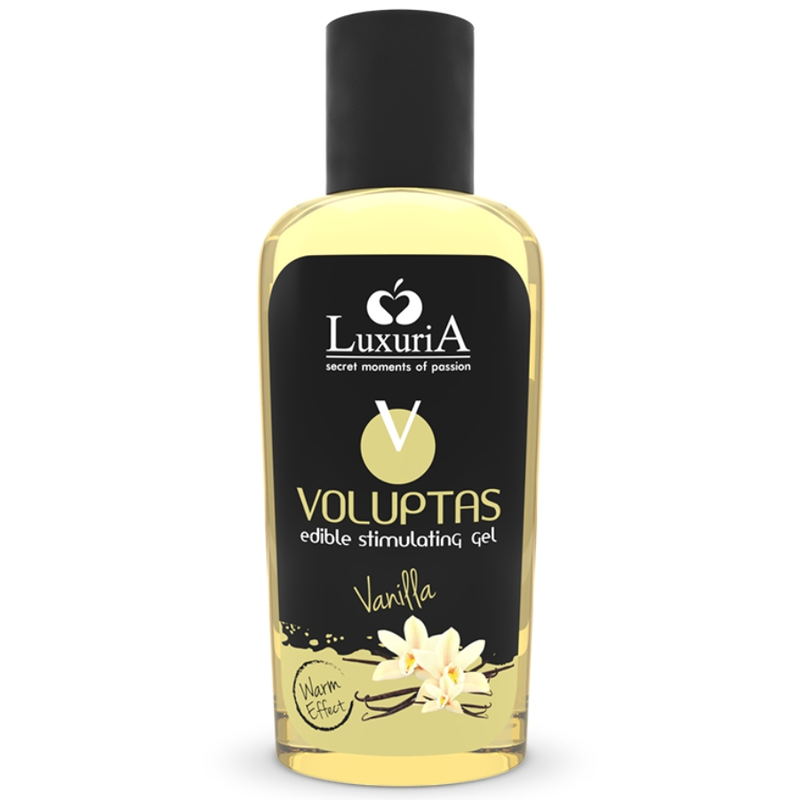 INTIMATELINE LUXURIA - VOLUPTAS GEL DE MASSAGE COMESTIBLE EFFET CHAUFFANT - VANILLE 100 ML - Sensualia