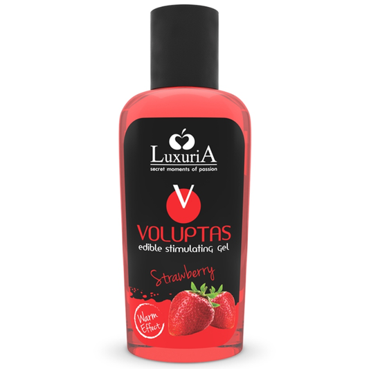 INTIMATELINE LUXURIA - VOLUPTAS GEL DE MASSAGE COMESTIBLE EFFET CHAUFFANT - FRAISE 100 ML INTIMATELINE LUXURIA
