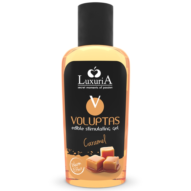 INTIMATELINE LUXURIA - VOLUPTAS GEL DE MASSAGE COMESTIBLE EFFET CHAUFFANT - CARAMEL 100 ML - Sensualia