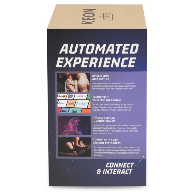 KIIROO - MASTURBATEUR INTERACTIF KEON FEEL STROKER NON INCLUS KIIROO