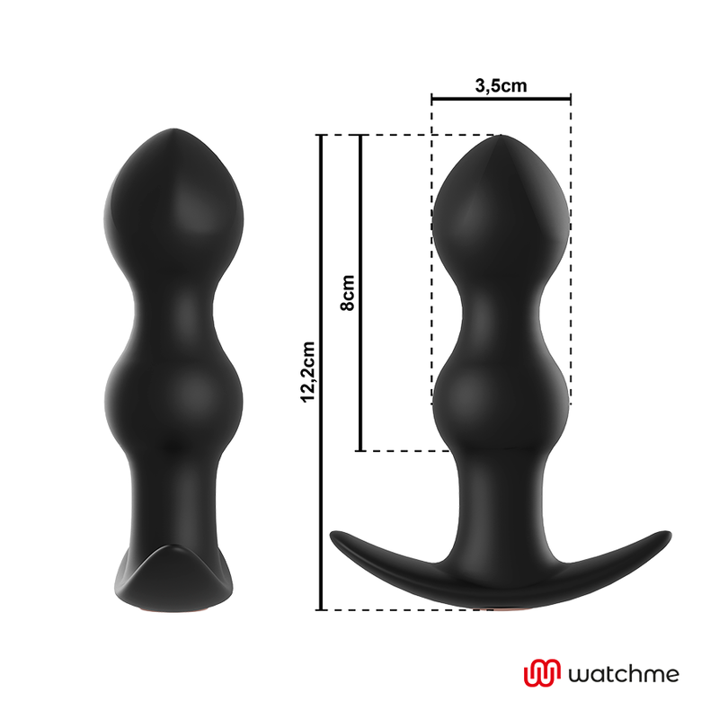 ANBIGUO - WATCHME TÉLÉCOMMANDE PLUG VIBRATEUR ANAL TIBERIO - Sensualia