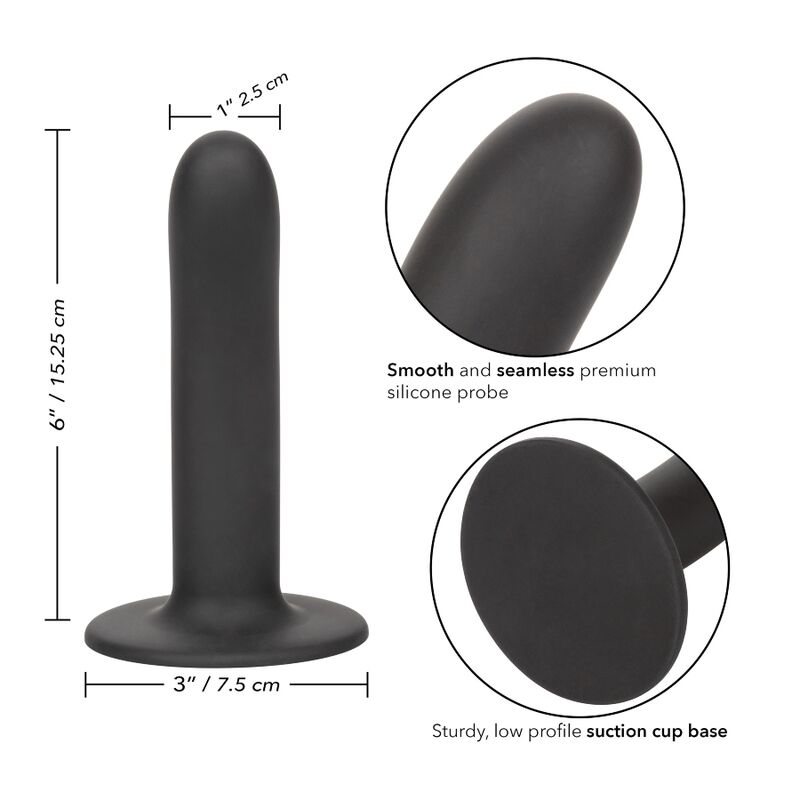 CALEXOTICS - BOUNDLESS DILDO 15.25 CM COMPATIBLE HARNAIS LISSE - Sensualia