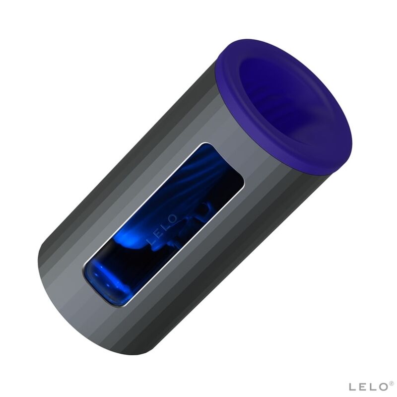 LELO - MASTURBATEUR F1S V2 AVEC TECHNOLOGIE SDK BLEU ET MÉTAL LELO