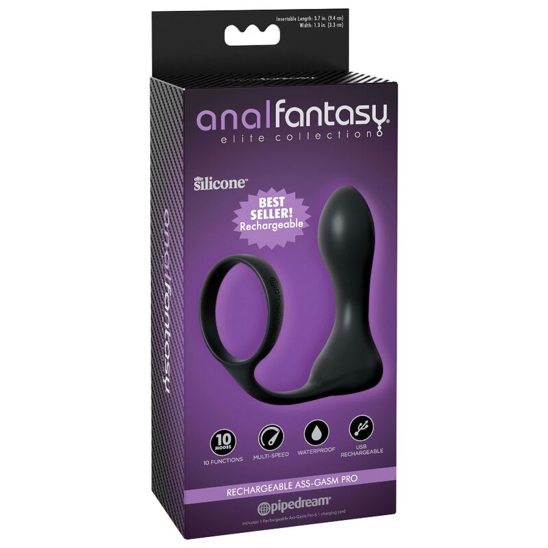 ANAL FANTASY ELITE COLLECTION - RECHARGEABLE ASS-GASM PRO - Sensualia
