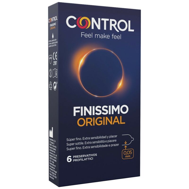 CONTROL - FINISSIMO ORIGINAL 6 UNITÉS - Sensualia