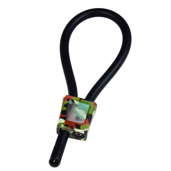 ELECTRASTIM - ANNEAUX PÉNINS RÉGLABLES PRESTIGE ELECTRALOOPS CAMOUFLAGE - Sensualia