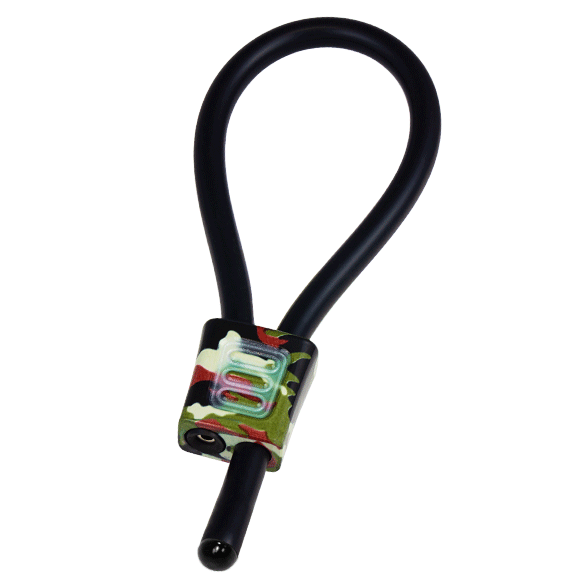 ELECTRASTIM - ANNEAUX PÉNINS RÉGLABLES PRESTIGE ELECTRALOOPS CAMOUFLAGE - Sensualia