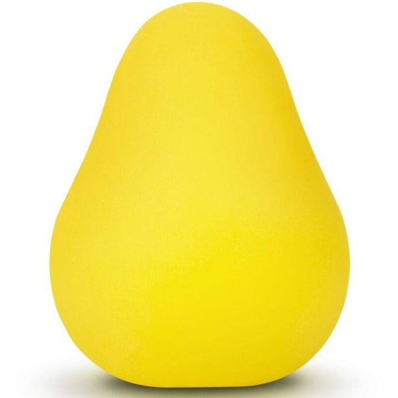 G-VIBE - OEUF MASTURBATEUR TEXTURÉ JAUNE RÉUTILISABLE - Sensualia