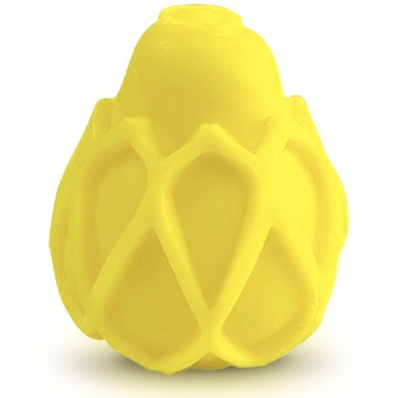 G-VIBE - OEUF MASTURBATEUR TEXTURÉ JAUNE RÉUTILISABLE G-VIBE