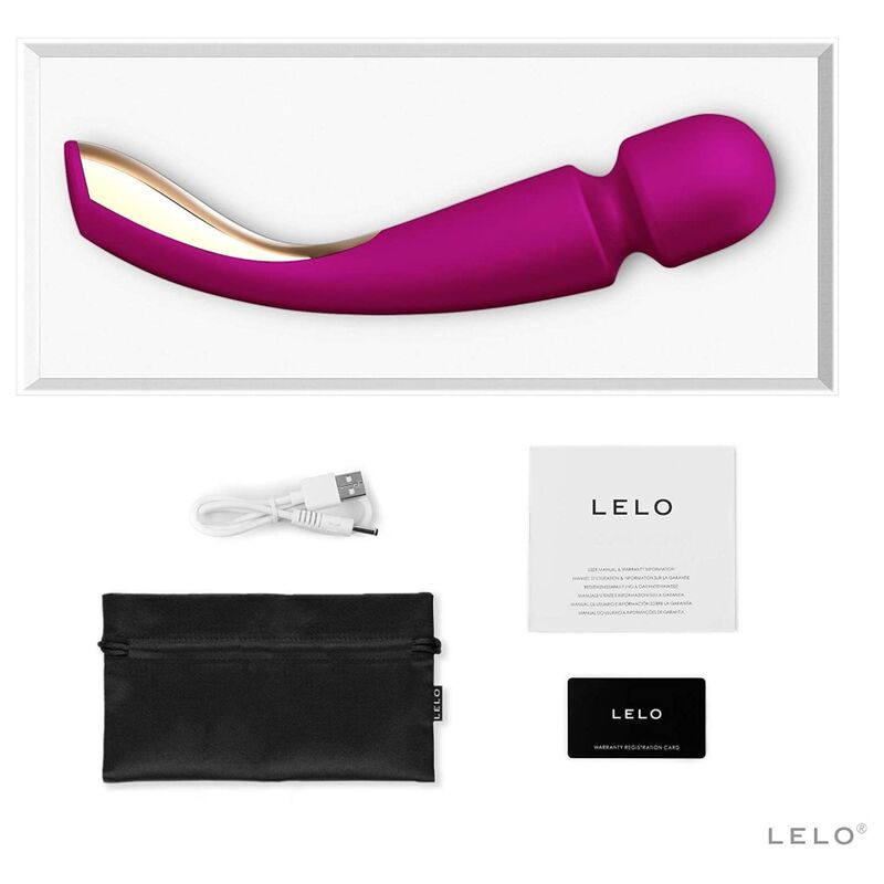 LELO - SMART WAND MEDIUM 2 MASSEUR ROSE PROFONDE - Sensualia