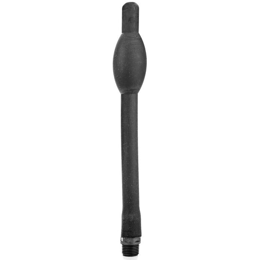 ALL BLACK - DOUCHE ANAL RÉTRACTABLE SILICONE 27 CM - Sensualia