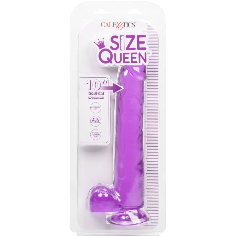 CALEXOTICS - GODE REINE TAILLE VIOLET 25.5 CM - Sensualia