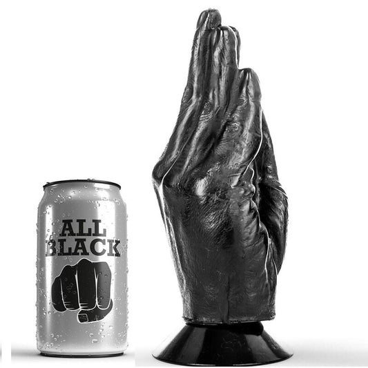 ALL BLACK - GODE FISTING 21 CM ALL BLACK