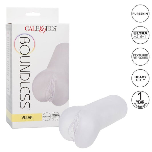CALEXOTICS - BOUNDLESS VULVA STROKER - TRANSPARENT - Sensualia