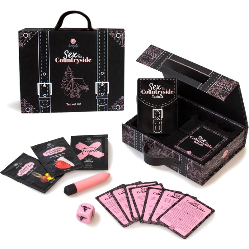 SECRETPLAY - KIT DE VOYAGE SEXE À LA CAMPAGNE (ES/EN/DE/FR/NL/PT) - Sensualia
