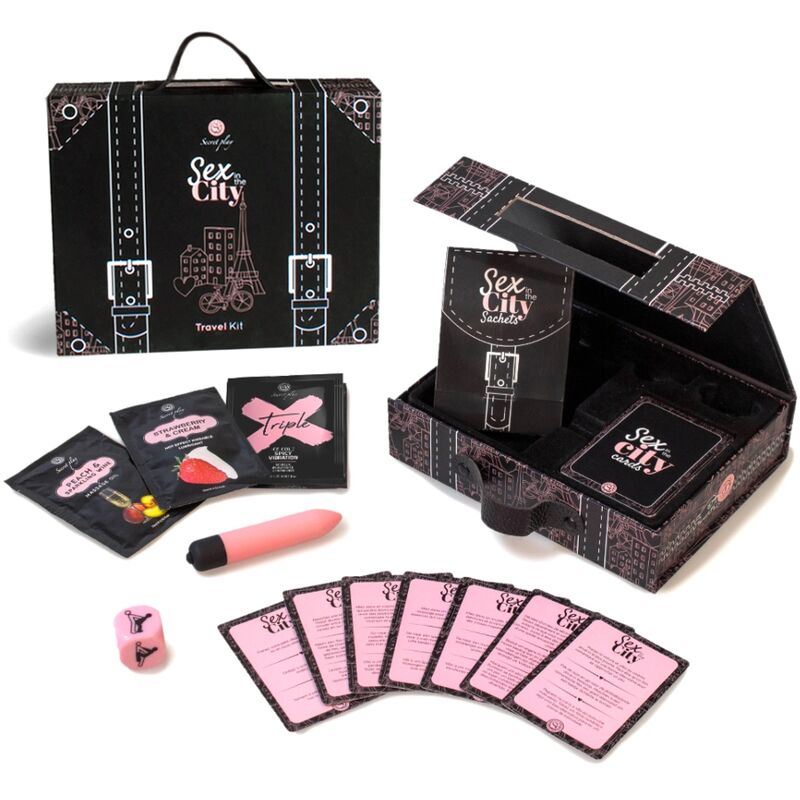 SECRETPLAY - KIT DE VOYAGE SEXE DANS LA VILLE (ES/EN/DE/FR/NL/PT) - Sensualia
