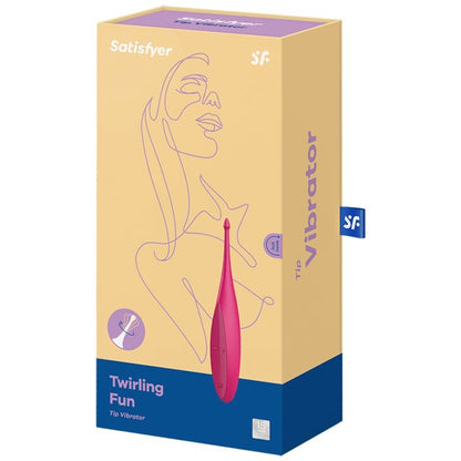 SATISFYER - VIBRATEUR TWIRLING FUN TIP ROSE - Sensualia