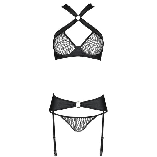 PASSION - ENSEMBLE CUIR ÉCOLOGIQUE AMANDA S/M - Sensualia