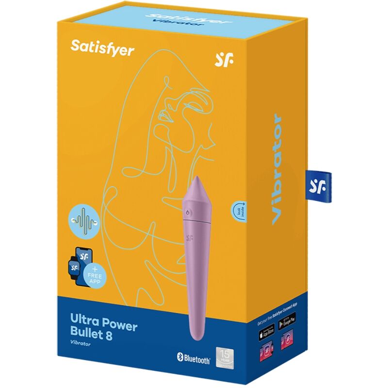SATISFYER - ULTRA POWER BULLET 8 LILAS - Sensualia