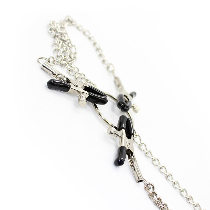 OHMAMA FETISH - PINCES  TÉTONS EN MÉTAL 3 EN 1 OHMAMA FETISH