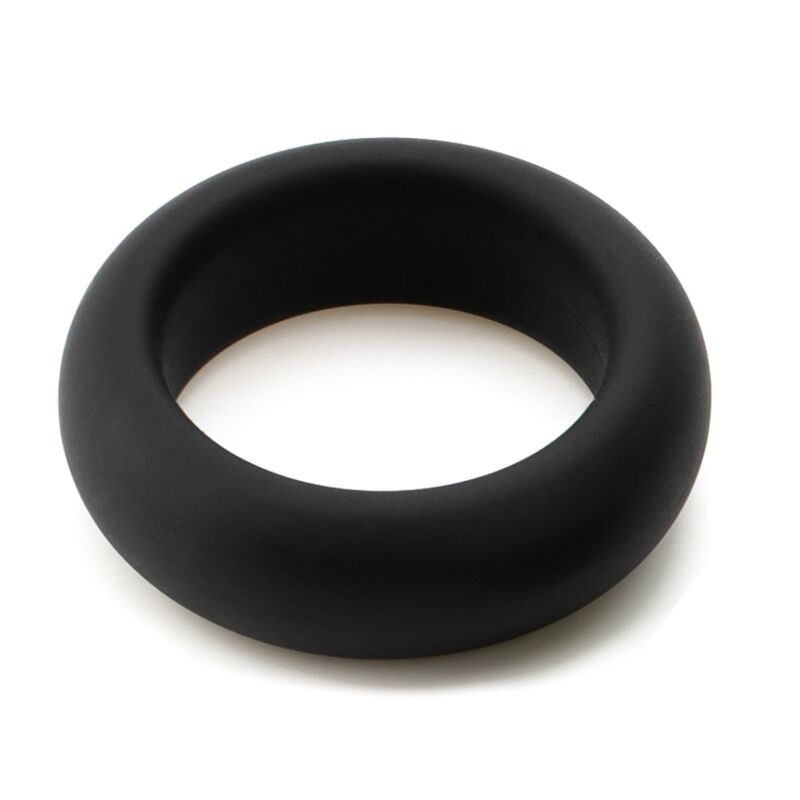 JE JOUE - ANNEAU PÉNIAL EN SILICONE  EXTENSION MAXIMALE - NOIR JE JOUE