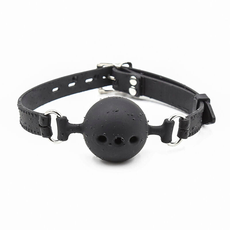 OHMAMA FETISH - BÂILLON À BOULE EN SILICONE RESPIRANT TAILLE L OHMAMA FETISH