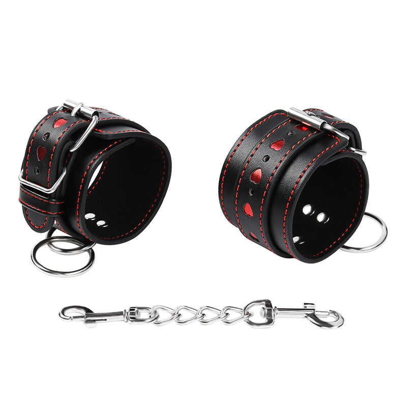 OHMAMA FETISH - MENOTTES INCRUSTÉES COEUR - Sensualia