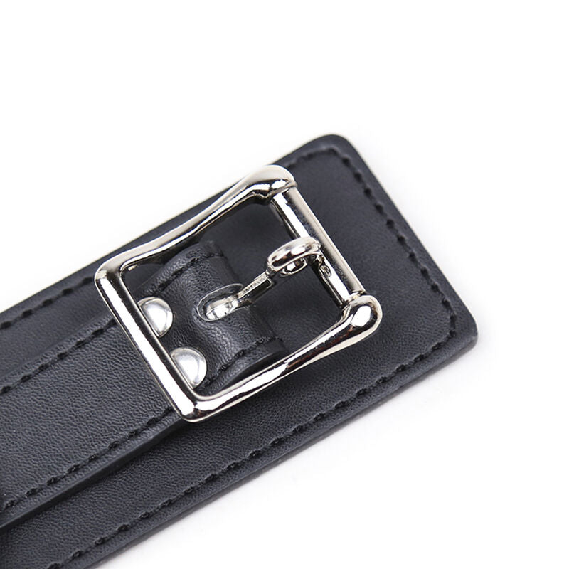 OHMAMA FETISH - COLLIER DE SOUMISSION AVEC 3 ANNEAUX - Sensualia