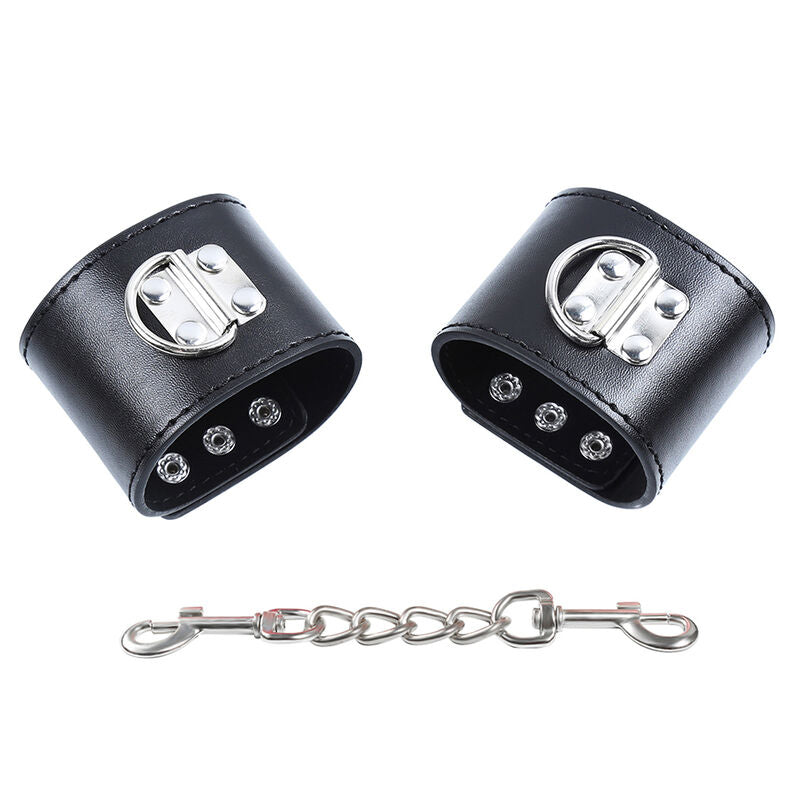 OHMAMA FETISH - RETENUES-POIGNETS SNAP FASTEN MÉTAL OHMAMA FETISH