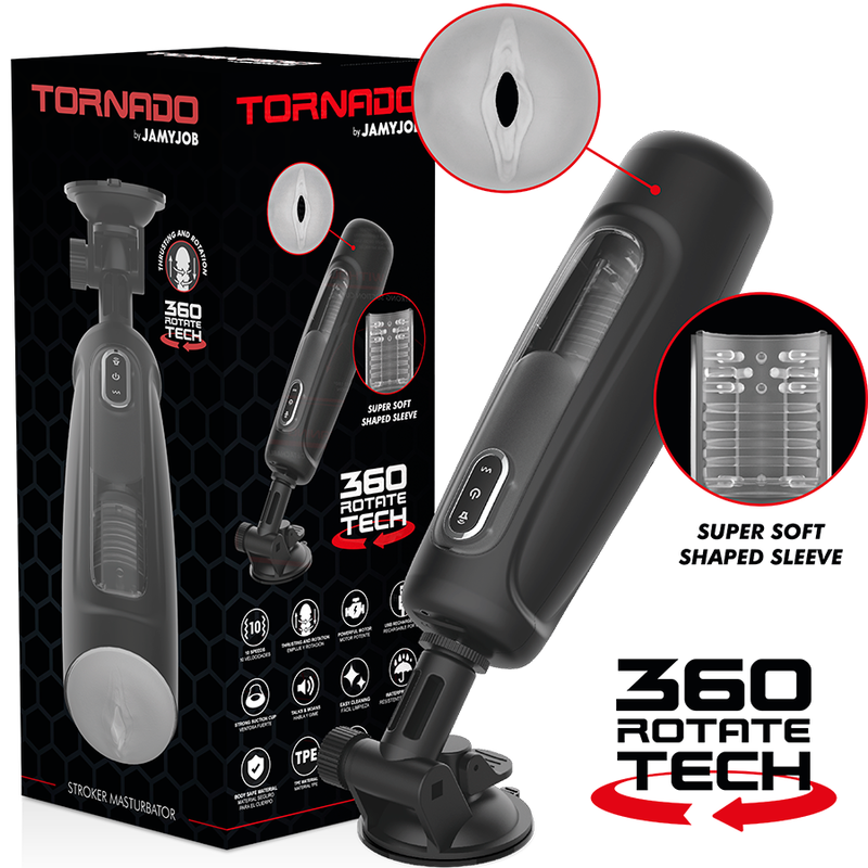 JAMYJOB - TORNADO 360 ROTATION TECH STROKER - Sensualia