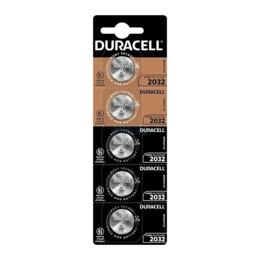 DURACELL - PILE BOUTON LITIO CR2032 3V 5 UNIT? - Sensualia