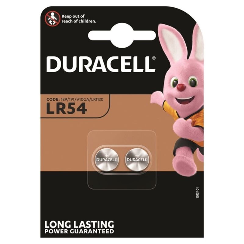 DURACELL - PILE BOUTON ALCALINE LR54 LR1130 AG10 1,5V 2 UNIT? - Sensualia
