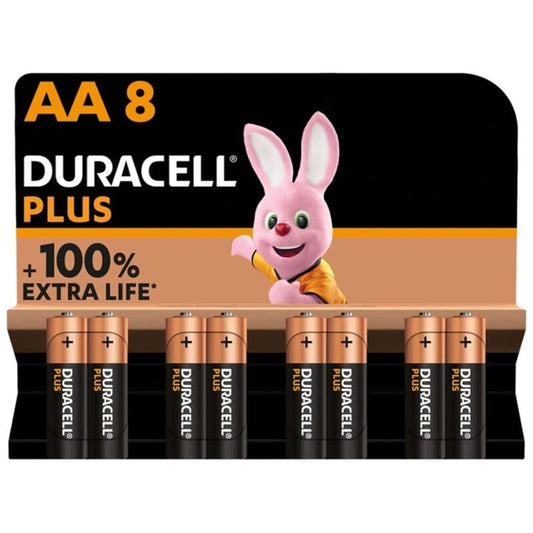 DURACELL - PILE ALCALINE PLUS POWER 100 AA LR6 8 UNIT? - Sensualia