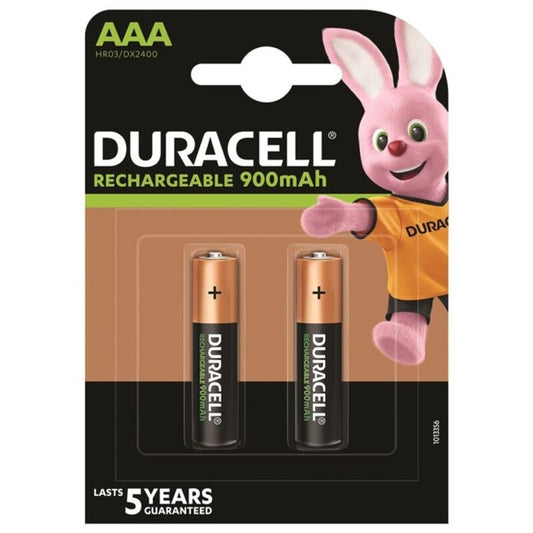 DURACELL - BATTERIE RECHARGEABLE HR03 AAA 900mAh 2 UNIT? - Sensualia