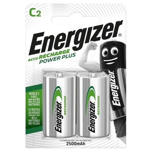 ENERGIZER - BATTERIE RECHARGEABLE POWER PLUS HR14 C 2500mAh 2 UNIT? - Sensualia