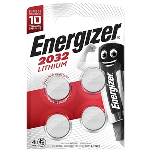 ENERGIZER - PILE BOUTON LITHIUM CR2032 3V 4 UNIT? - Sensualia