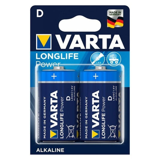 VARTA - LONGLIFE POWER PILE ALCALINE D LR20 2 UNITÉ - Sensualia