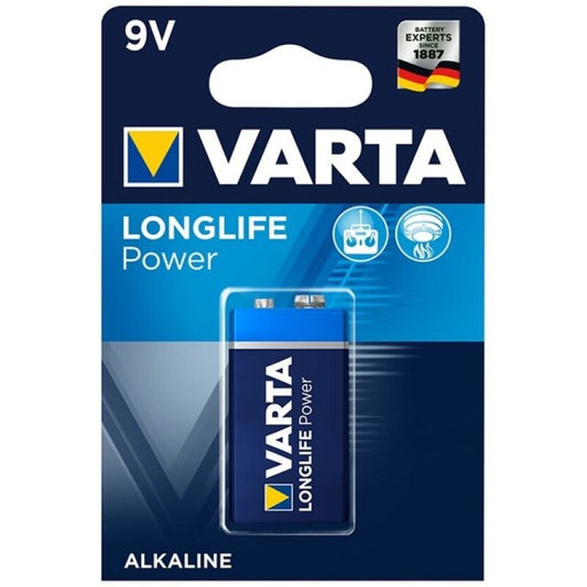 VARTA - PILE ALCALINE LONGLIFE POWER 9V LR61 1 UNITÉ - Sensualia