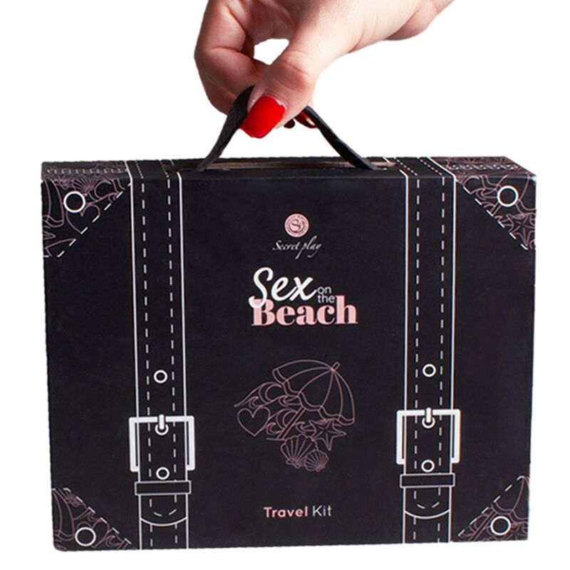 SECRETPLAY - KIT DE VOYAGE SEXE SUR LA PLAGE (ES/EN/DE/FR/NL/PT) - Sensualia