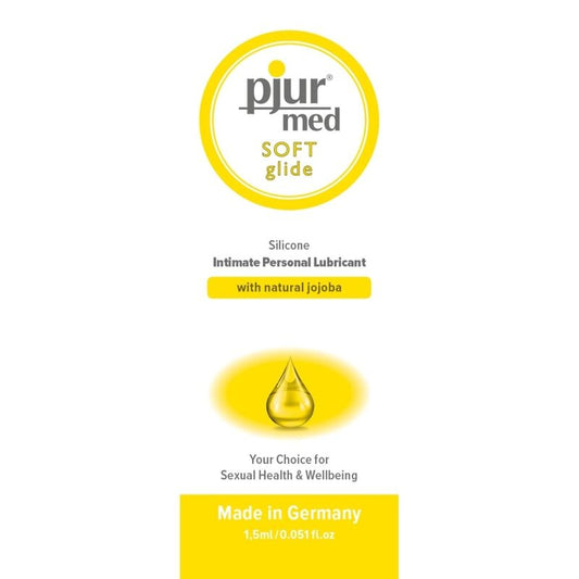 PJUR - LUBRIFIANT SILICONE MED SOFT GLIDE 1.5 ML PJUR