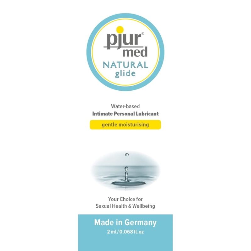 PJUR - MED LUBRIFIANT NATUREL  BASE EAU 2 ML - Sensualia