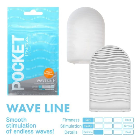 TENGA - MASTURBATEUR DE POCHE WAVE LINE TENGA
