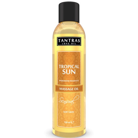INTIMATELINE - HUILE DE MASSAGE SOLEIL TROPICAL TANTRAS LOVE OIL 150 ML - Sensualia