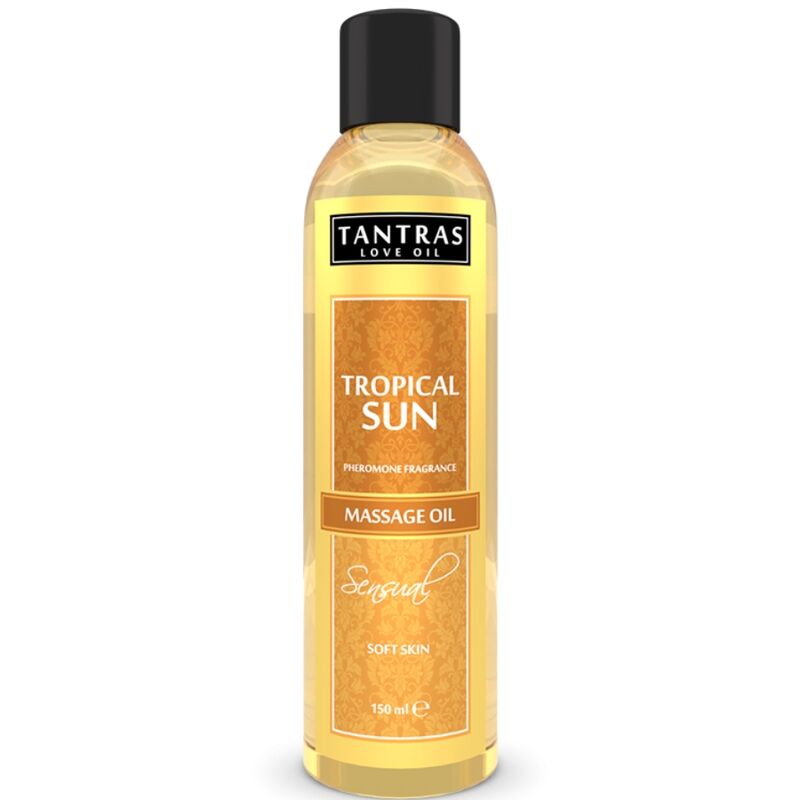 INTIMATELINE - HUILE DE MASSAGE SOLEIL TROPICAL TANTRAS LOVE OIL 150 ML - Sensualia