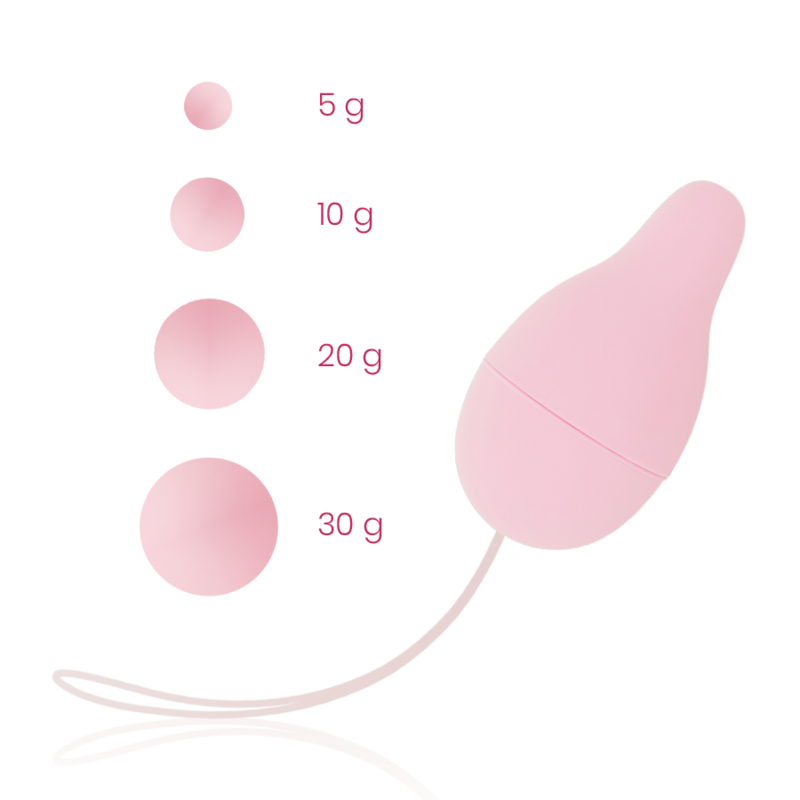 OHMAMA - SYSTÈME DE POIDS KEGEL POUR DÉVELOPPEUR DU PLANCHER PELVIEN - Sensualia