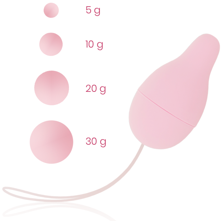 OHMAMA - SYSTÈME DE POIDS KEGEL POUR DÉVELOPPEUR DU PLANCHER PELVIEN - Sensualia
