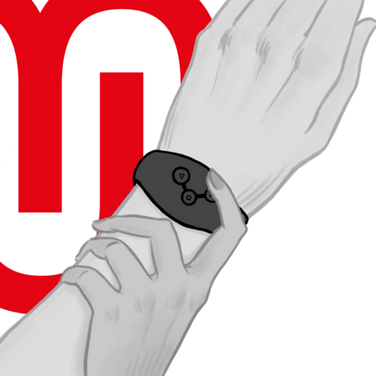 WATCHME - MONTRE À TECHNOLOGIE SANS FIL NOIR DE JAIS - Sensualia